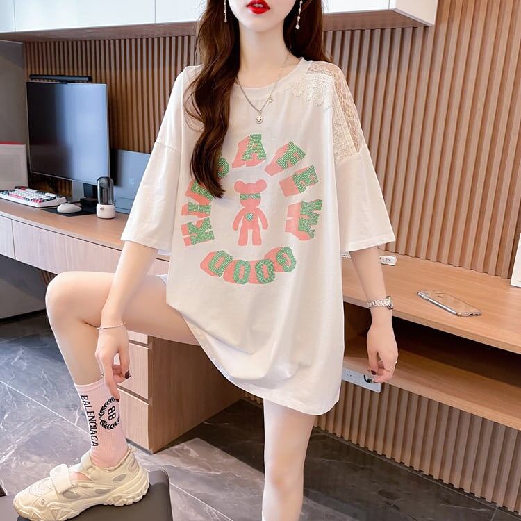 【半額!期間限定!!】美人度アップ スウィート ファッション 半袖シャツ<F-6632>