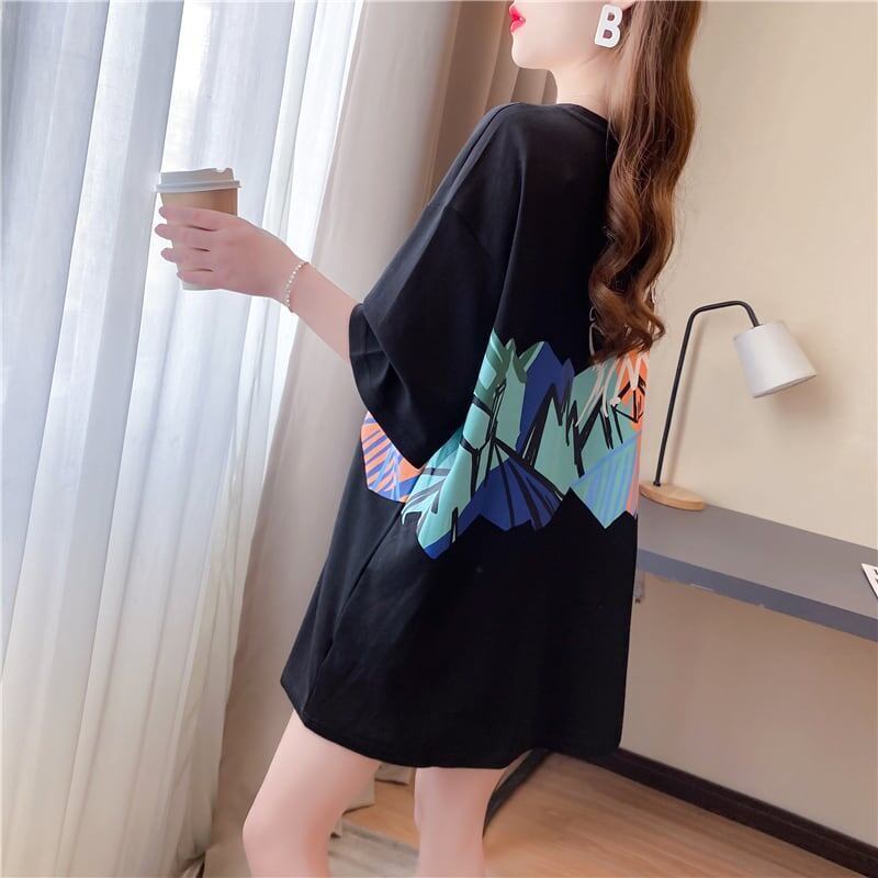 個性的なデザイン 一目惚れ Tシャツ カットソー<F-3009>