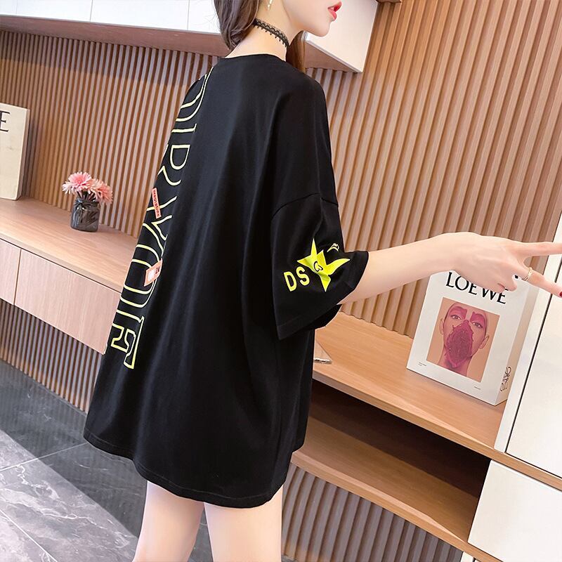スウィート 好感度UP 海外トレンド カジュアル 全3色 半袖 Tシャツ <F-11673>