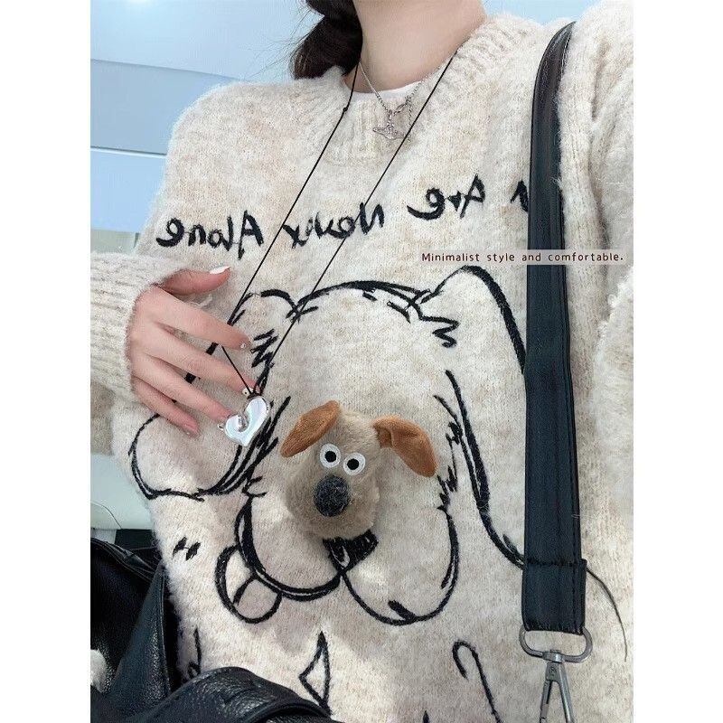 主役級の存在感!絶対欲しい 肌触り抜群 高見えデザイン ニットトップスF-9914