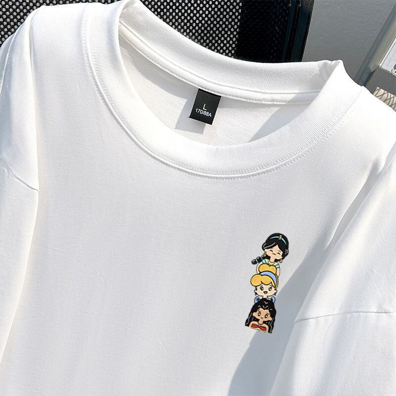 新商品 カジュアル 定番シンプル プリント 全6色 半袖TシャツF-8767