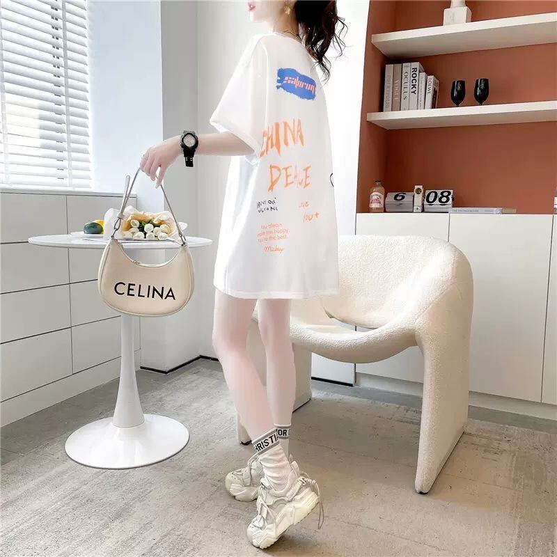 新商品 レース スウィートプリント 全2色 半袖Tシャツ <F-8715>