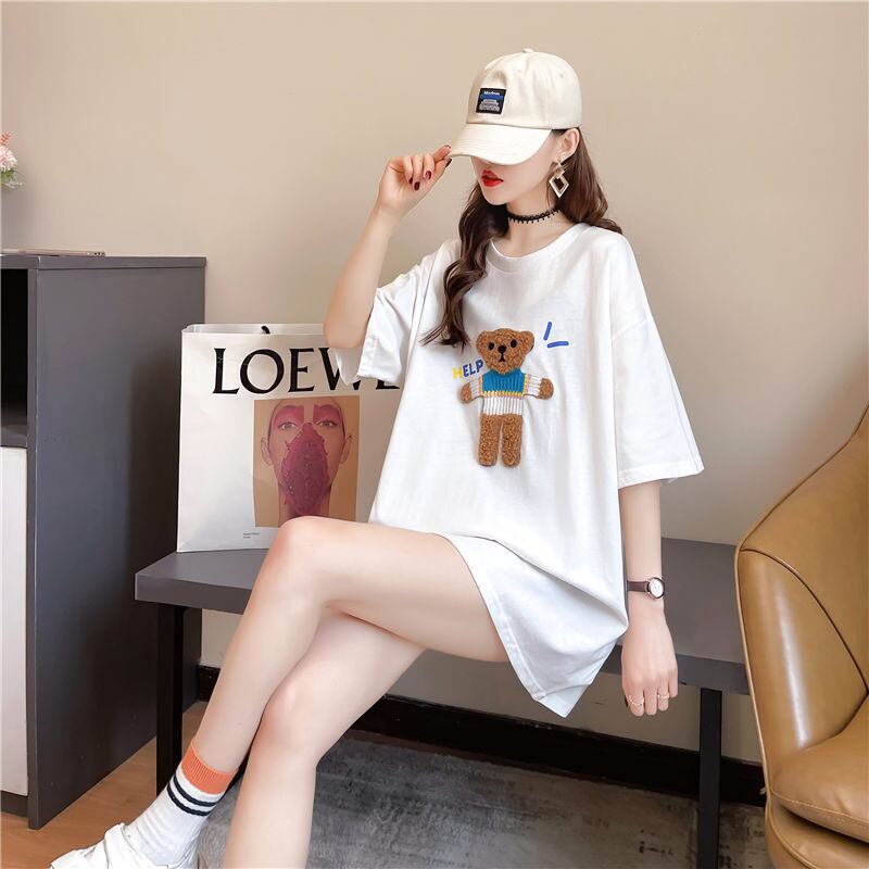 海外トレンド 海外トレンド 美人度アップ 好感度UP カジュアル 全3色 半袖 Tシャツ <F-11644>
