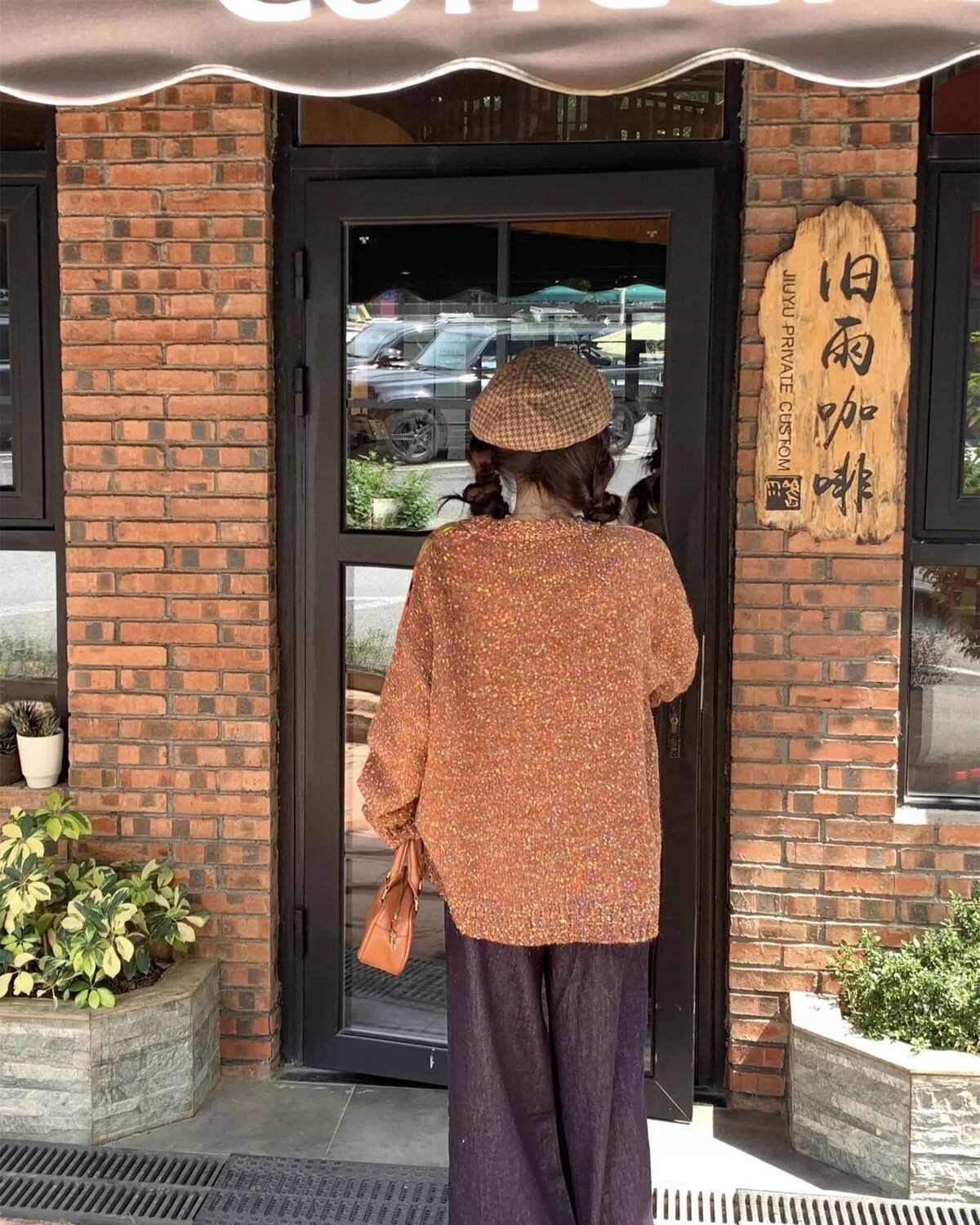 話題沸騰中 大人可愛い 海外トレンド 柔らかくて優しい印象 ニットセーターF-9762