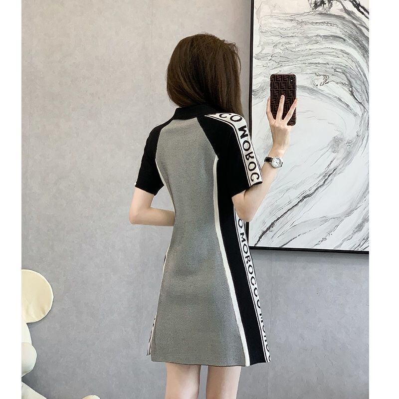 新商品 ファッション 美人度アップ 切り替え ワンピース<F-8839>