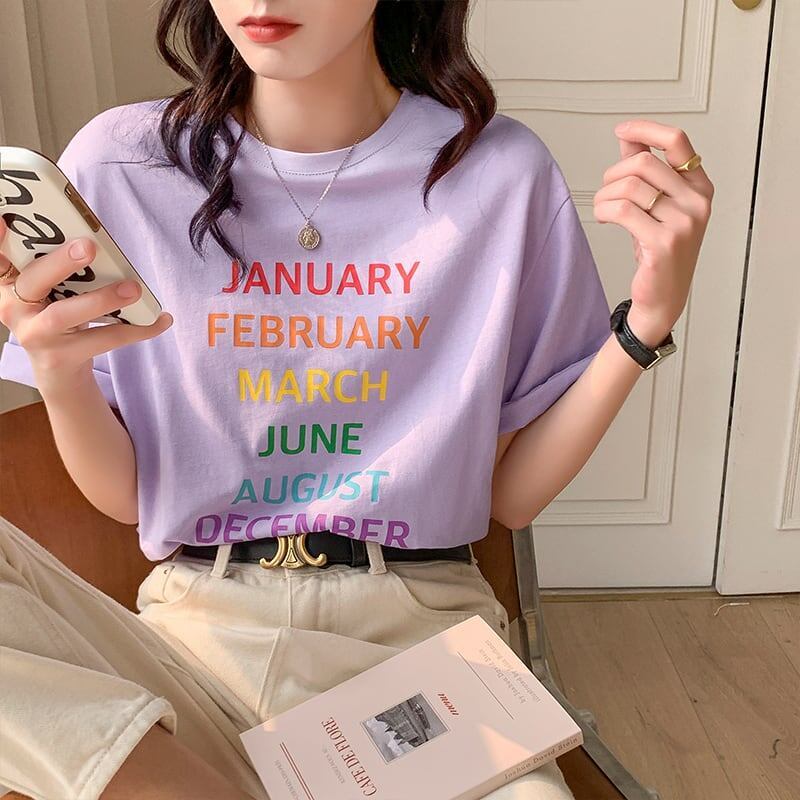 ゆったり感アップ オシャレ度満点 Tシャツ カットソー<F-3404>
