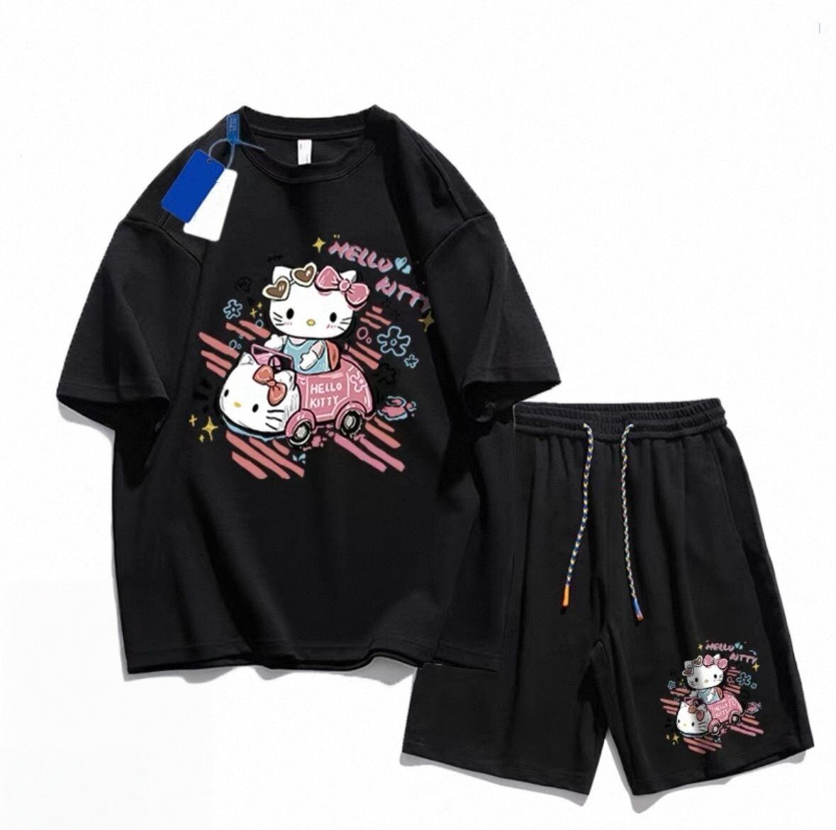 男女兼用 大注目 組み合わせやすい 半袖 Tシャツ+パンツ セットアップ F-13167