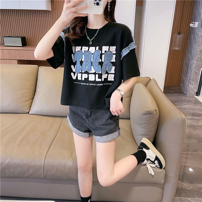 着回し力抜群 早い者勝ち 絶対流行 カジュアル 2色選択 Tシャツ<F-11645>