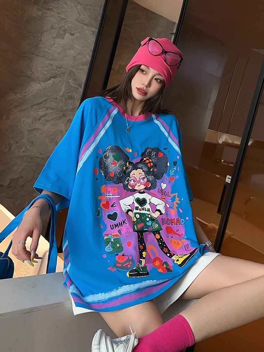 定番シンプル 美人度アップ おすすめ 好感度UP カジュアル 全4色 半袖 Tシャツ <F-11126>