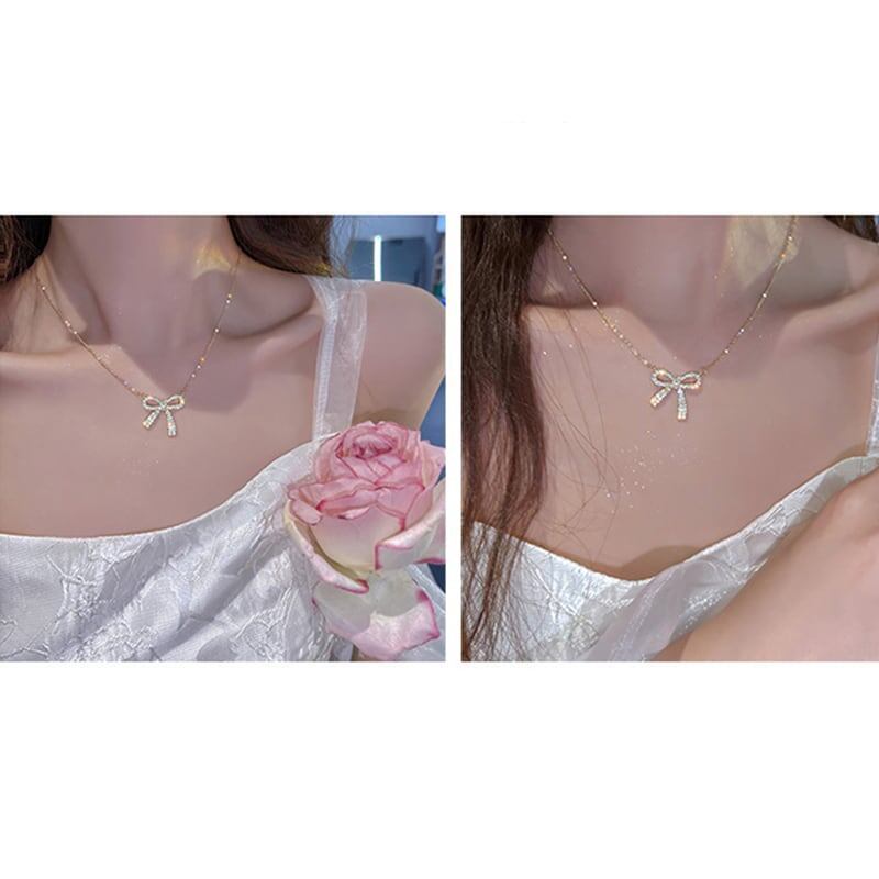 清純甘くて女子力UP 好感度満載 美感いっぱい ネックレス アクセサリー<isf-3311>