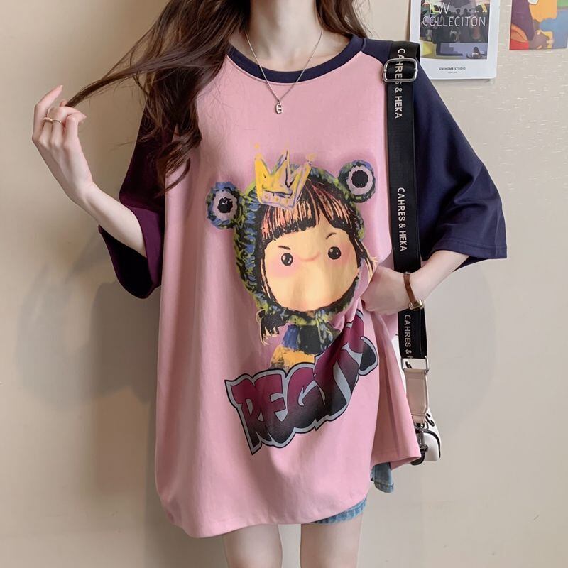 売れ筋 絶対流行 早い者勝ち 早い者勝ち カジュアル 2色選択 Tシャツ<F-11142>