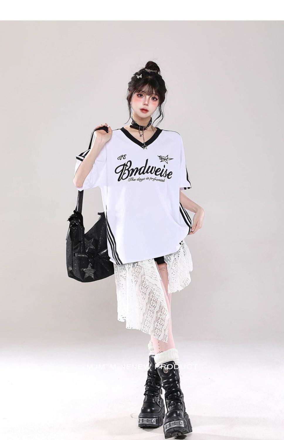 大好評 好感度UP 海外トレンド カジュアル 全3色 半袖 Tシャツ <F-11107>