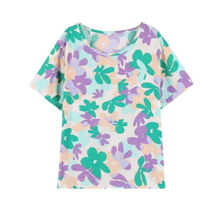 売り切れ必至 ファッション 今季マストバイ 半袖Tシャツⅹパンツセット全6色 パジャマ<F-11551>