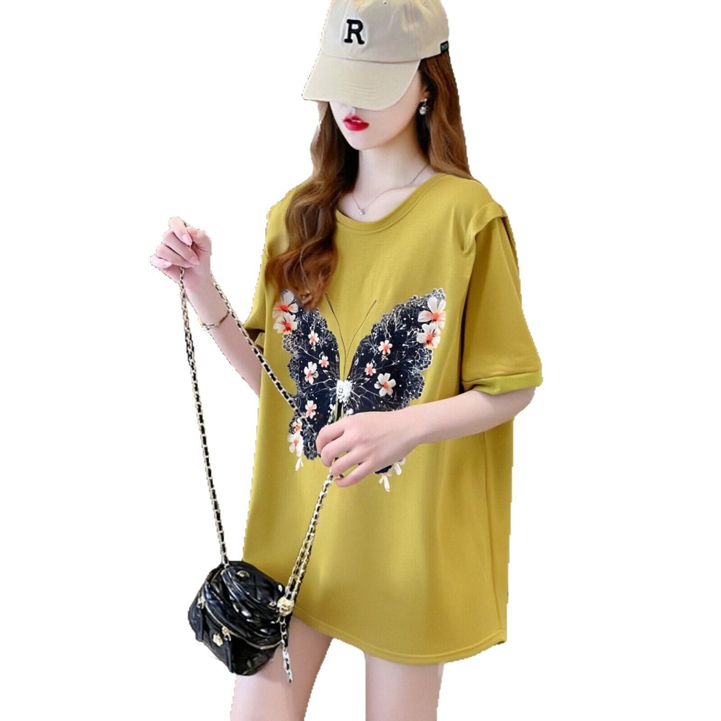 定番シンプル 着回し力抜群 売り切れ必至 全5色 半袖Tシャツ<F-11557>