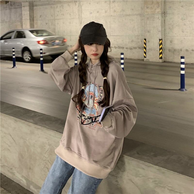 着心地抜群 女性力を高める スウェット パーカー<F-2897>