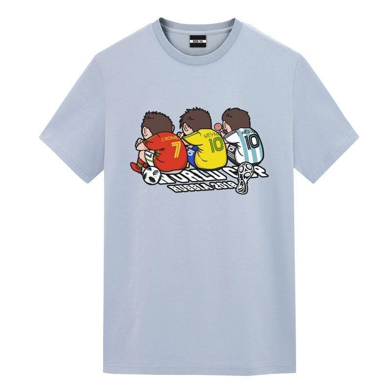 期間限定 特別デザイン カジュアル プリント 全3色 半袖 Tシャツ F-8838
