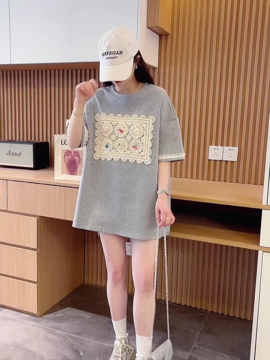 好感度UP 絶対流行 売れ筋 早い者勝ち カジュアル Tシャツ<F-11348>