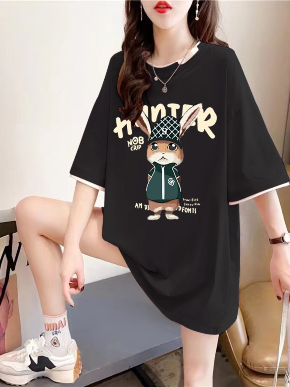 絶対欲しい プリント全4色 着心地抜群 Tシャツ カットソー＜F-8701＞
