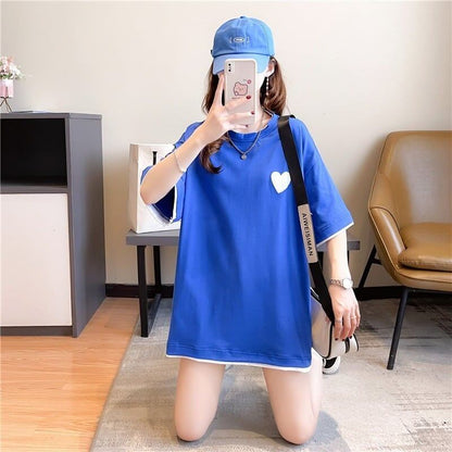 ファッション 3色選択可 シンプル 切り替え Tシャツ カットソー＜F-3070＞