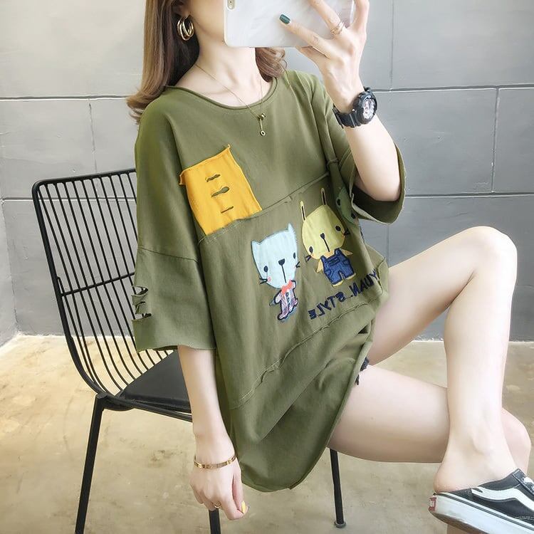 絶対欲しい   個性派 半袖Tシャツ 全3色 ＜F-4949＞
