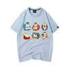大好評 着心地良い 定番シンプル カジュアル プリント 全8色 半袖TシャツF-9314