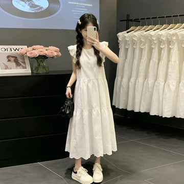 フレア ゆったり ロング ワンピース F-50118
