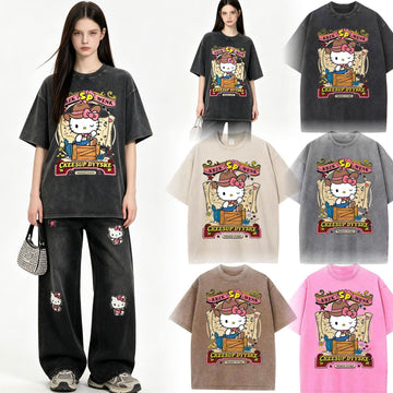 品質のいい プリント カジュアル Tシャツ F-13457