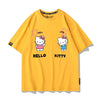 男女兼用 シンプル 着心地良い ゆったり Tシャツ F-13190