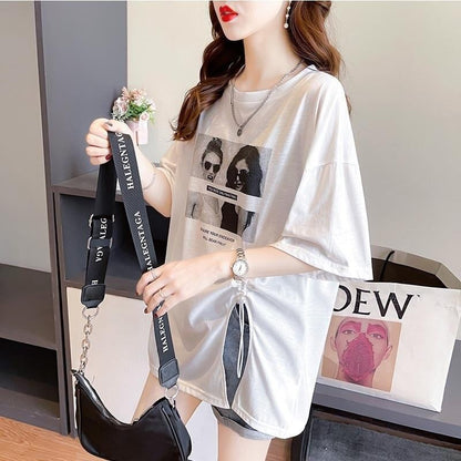 合わせやすい   チャーミング Tシャツ カットソー＜F-3651＞