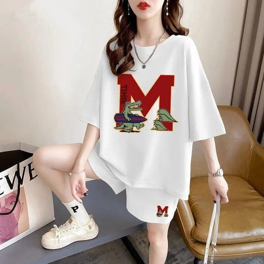 話題沸騰中 カジュアル 真夏も快適 全4色 半袖 Tシャツ ショートパンツ セットアップ ＜F-6760＞