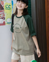 カラーマッチング   ラグランTシャツ ＜F-2972＞