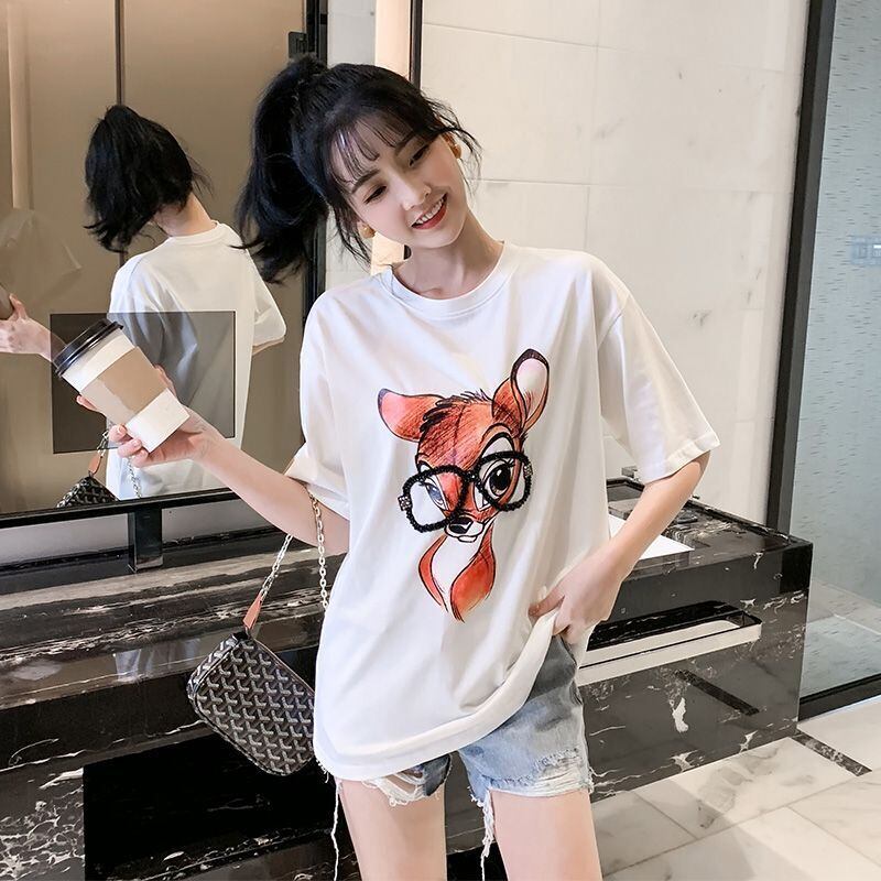 売り切れ必至 アクティブも綺麗も叶う 上品 プリント 全3色 半袖 Tシャツ F-8990