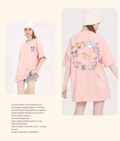 大人可愛い ゆったり カジュアル 大人気 半袖 Tシャツ F-13313