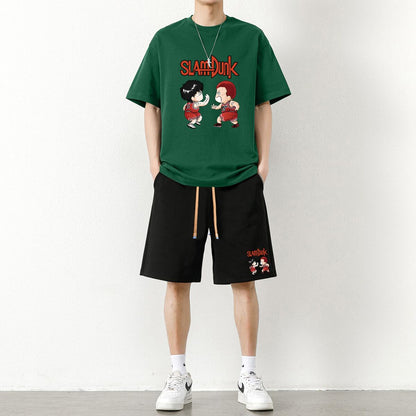 今季マストバイ ファッション男女兼用 超人気 半袖Ｔシャツⅹパンツセット全6色F-6695