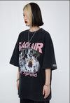 見逃し厳禁   ストリート系 プリントTシャツ ＜F-2893＞