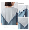 【半額！期間限定！！】 ファッション 定番シンプル 上質 シフォン 半袖<F-6595>