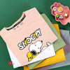 男女兼用 カジュアル プリント 半袖 Tシャツ F-13609