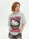 オーバーサイズ カジュアル プリント Tシャツ F-13543