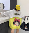 ファッション  個性的なデザイン トレンドアイテム 2色選択 スウェットF-12326
