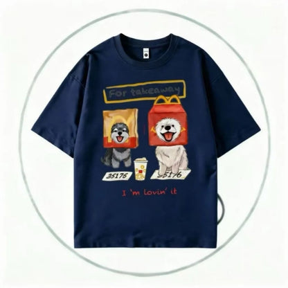 ゆったり 男女兼用 着心地良い クルーネック Tシャツ F-13181