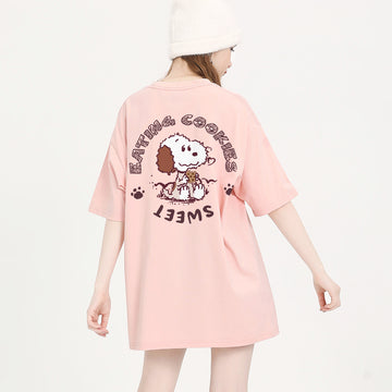 男女兼用 体型カバー シンプル 高品質 Tシャツ F-13374