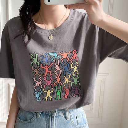 オシャレ度満点   着心地抜群 Tシャツ カットソー＜F-3408＞