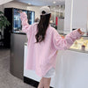 売り切れ必至 韓国風ファッション 上質 アバンギャルド プリント デニム Tシャツ ＜F-9479＞