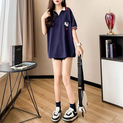 オシャレ度満点   カジュアル Tシャツ カットソー＜F-3593＞
