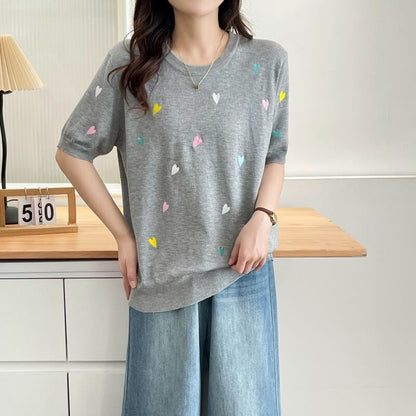 大活躍 好感度UP 海外トレンド カジュアル 全3色 半袖 Tシャツ ＜F-12038＞