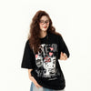 オーバーサイズ プリント 半袖 Tシャツ F-13549