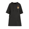 カジュアル プリント フード付き ロング Tシャツ F-50126