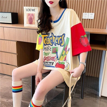 おすすめ   個性派 ゆったり半袖＜F-8090＞