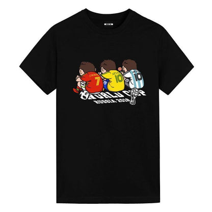 期間限定 特別デザイン カジュアル プリント 全3色 半袖 Tシャツ F-8838