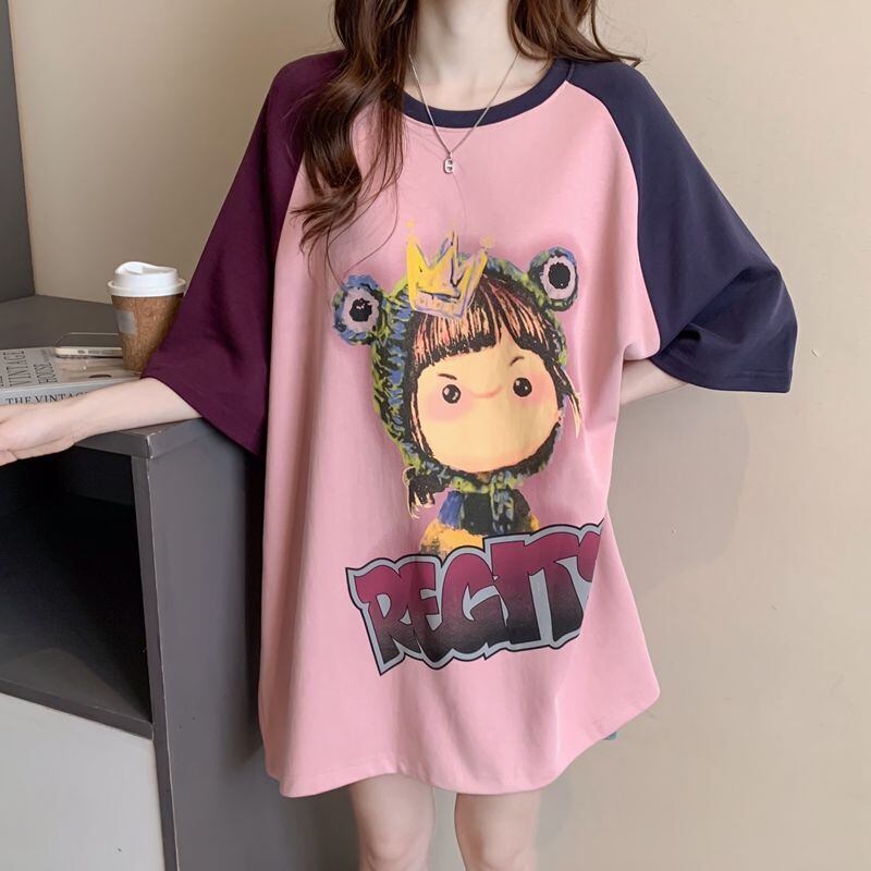 売れ筋 絶対流行 早い者勝ち 早い者勝ち カジュアル 2色選択 Tシャツ<F-11142>